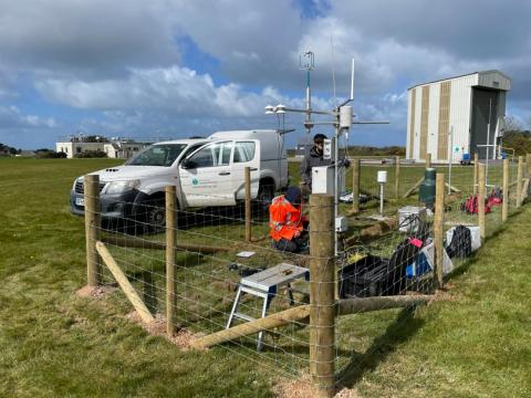 Camborne site installation